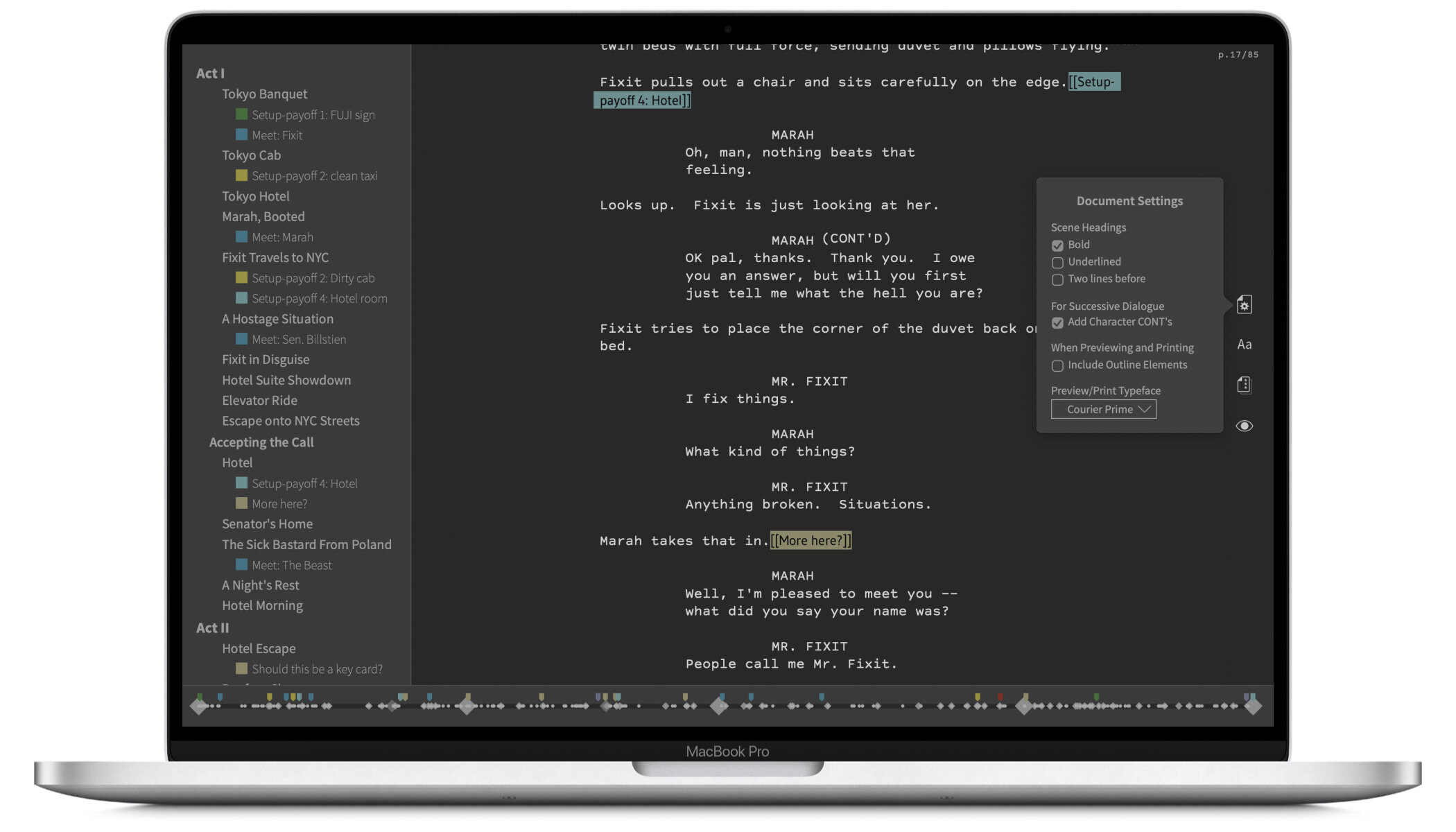 program for mac writing scripts
